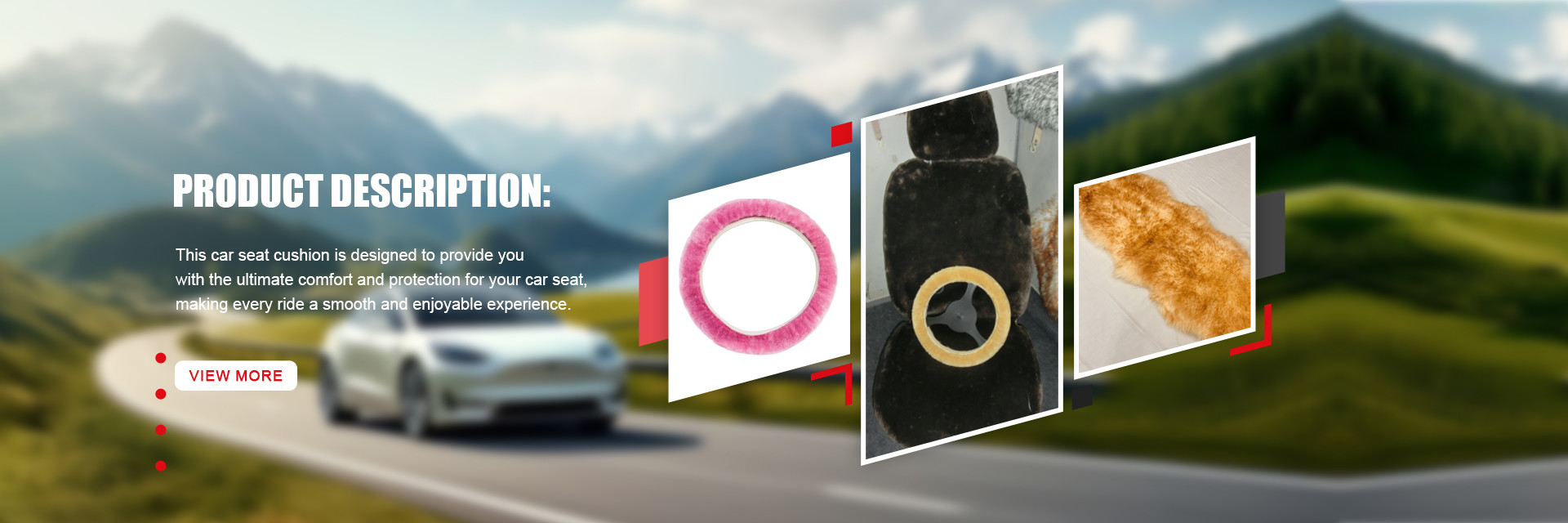 qualidade Cushion de assento de carro de pele de ovelha fábrica